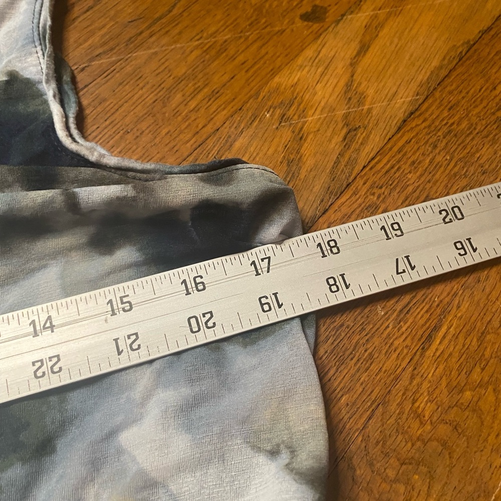 Simply Vera Vera Wang Sleeveless Floral Ruched Top L - Picture 8 of 8